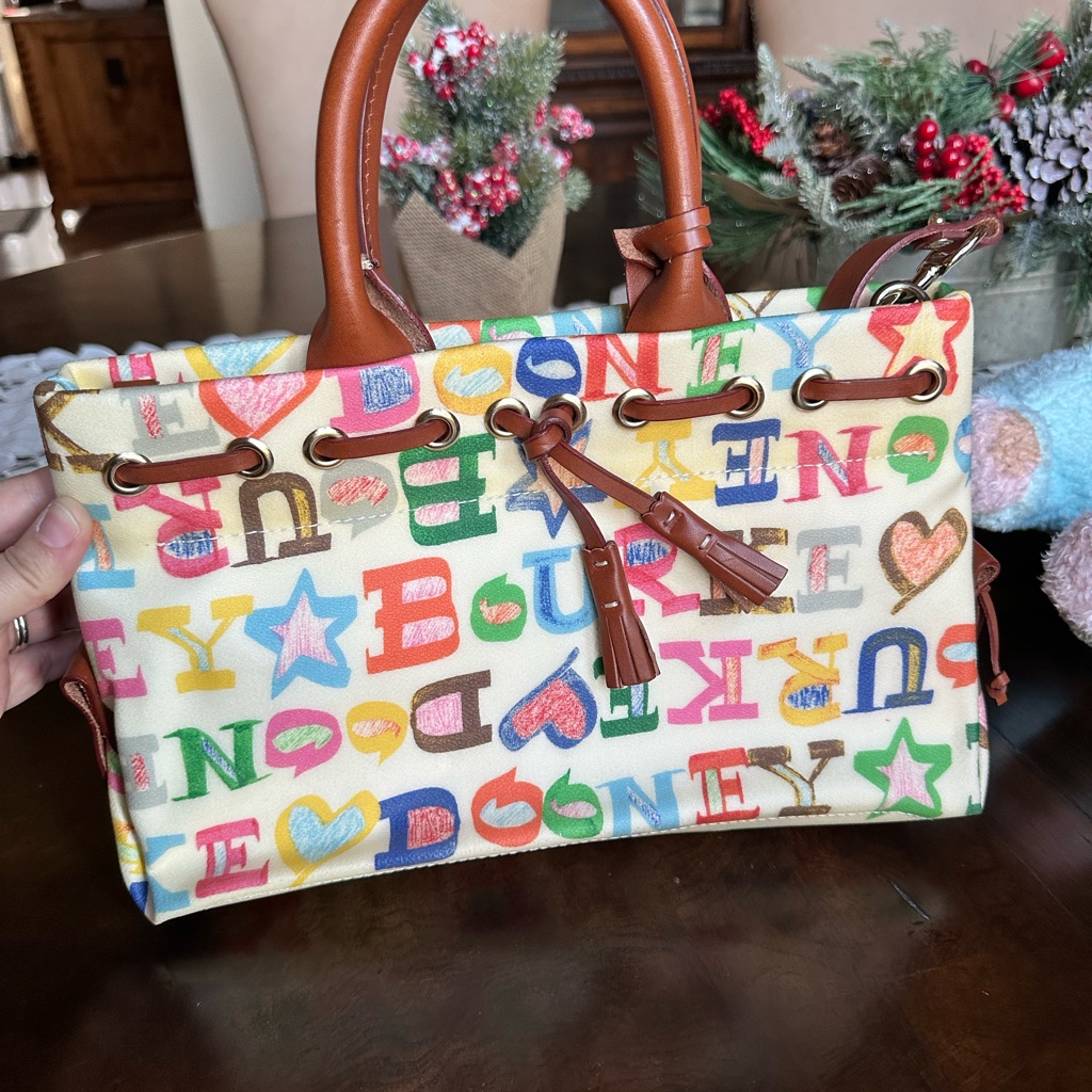 Dooney  Bourke Multicolor Logo Tote